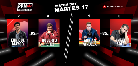 Roberto Pérez y Adrián Viñuela completan la Final Four del Poker Pro Masters